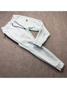 Nike Sportswear Tech Fleece Jogger Men M Powder Blue 29" Zip Pocket Taper HV0959